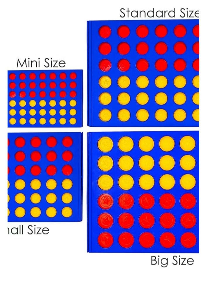 Pop Go 4 Win Battle Game, Four Wins Large - 6 Replacement Chips Included, Four Wins, Game for Kids Ages 3 and Up 4 5 6 Years - Image 2